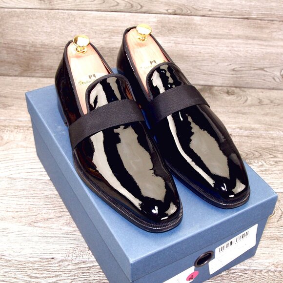 *NIB* $695 Catania DI BIANCO Italian Tuxedo US 9.5 M Patent * add $15 new Trees main image 12